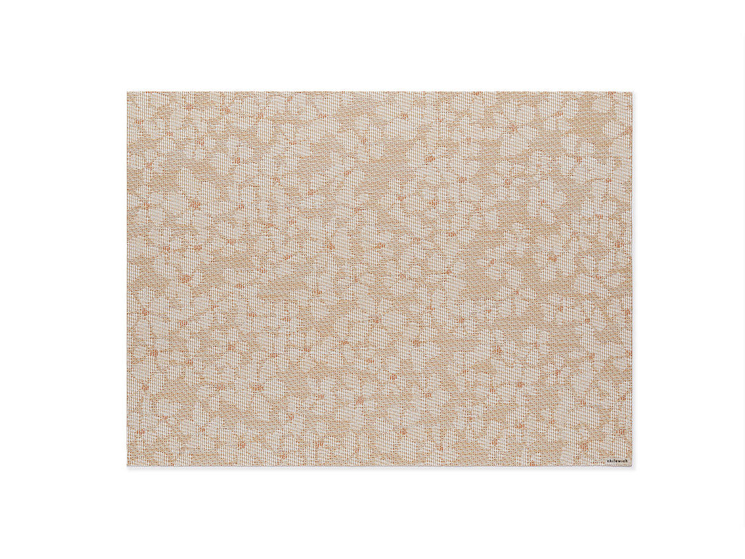 Chilewich Flora Rectangle Place Mats Set/4 (Almond)