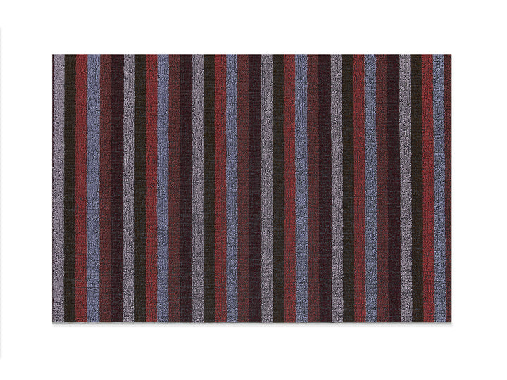 Chilewich Even Stripe Shag Floor Mats (Berry)