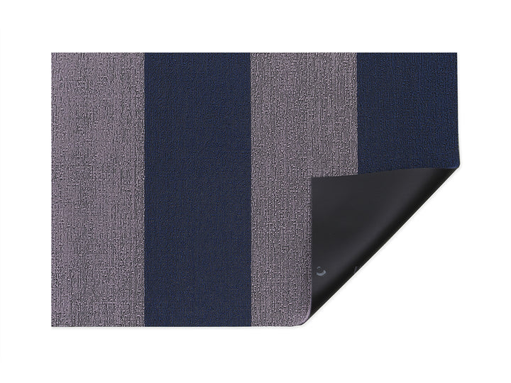 Chilewich Duo Stripe Shag Floor Mats (Berry)