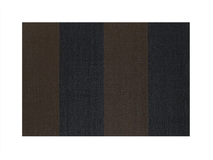 Chilewich Duo Stripe Shag Floor Mats (Mocha)