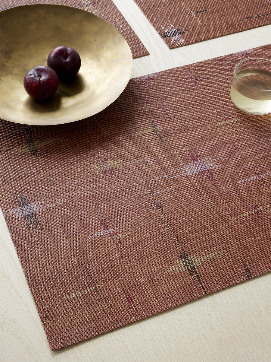 Chilewich Spark Rectangle Place Mats Set/4 (Cider)