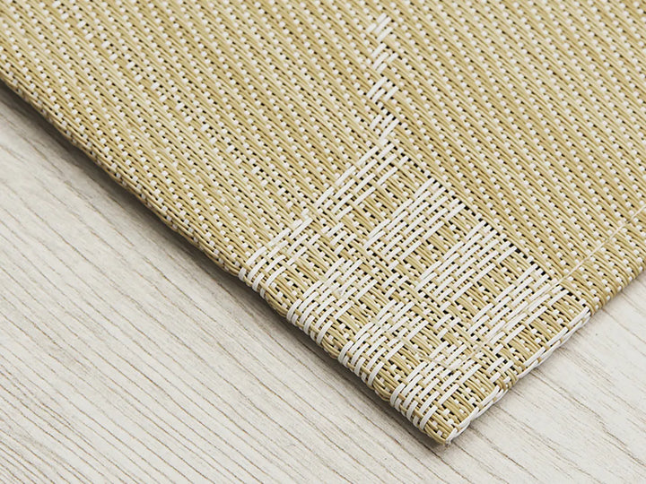 Martha Stewart x Chilewich Coverlet Woven Floormat Rug (Wheat)