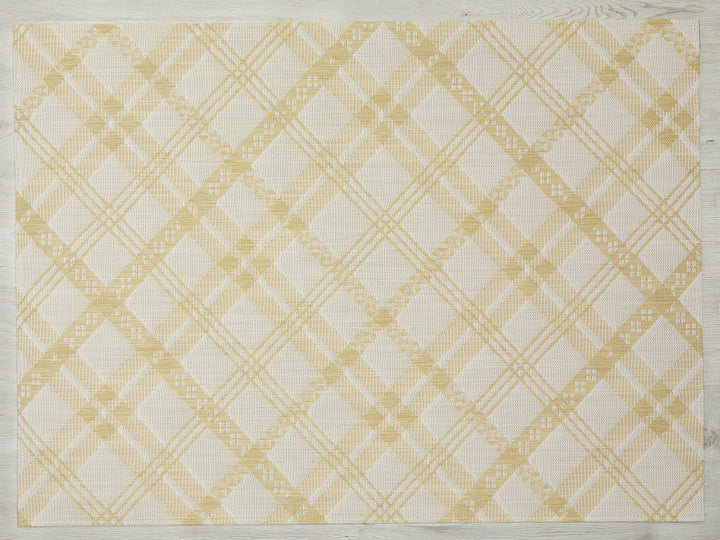 Martha Stewart x Chilewich Ribbons Woven Floormat Rug (Wheat)