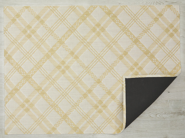 Martha Stewart x Chilewich Ribbons Woven Floormat Rug (Wheat)