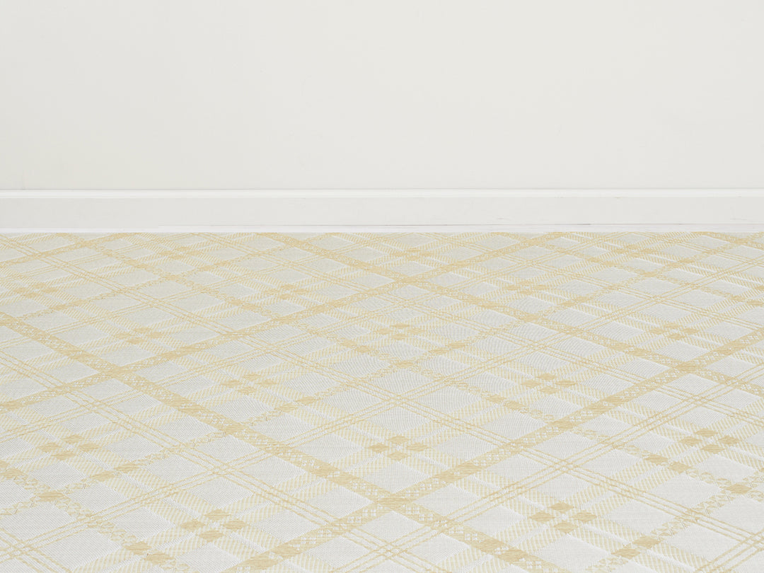 Martha Stewart x Chilewich Ribbons Woven Floormat Rug (Wheat)