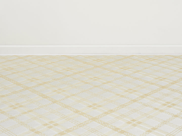 Martha Stewart x Chilewich Ribbons Woven Floormat Rug (Wheat)