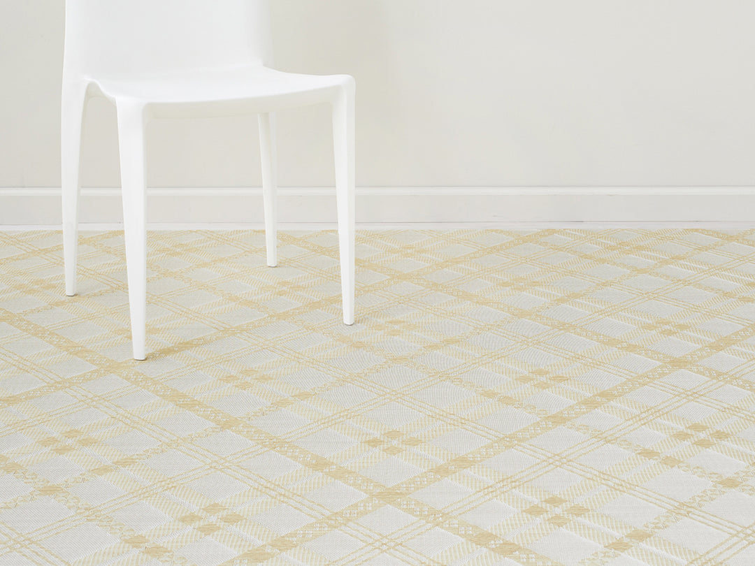 Martha Stewart x Chilewich Ribbons Woven Floormat Rug (Wheat)