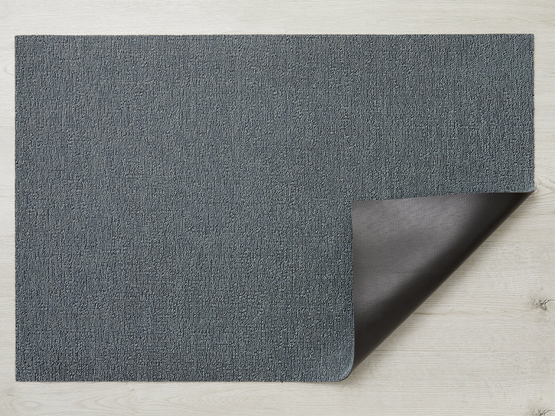 Martha Stewart x Chilewich Heathered Shag Floor Mats (Sea)