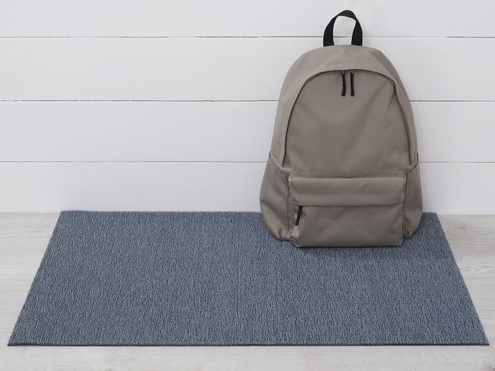 Martha Stewart x Chilewich Heathered Shag Floor Mats (Sea)