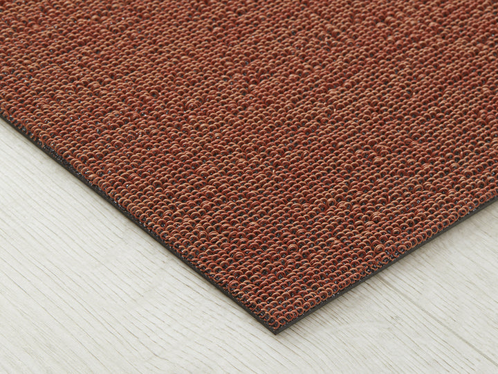 Martha Stewart x Chilewich Heathered Shag Floor Mats (Burnt Coral)