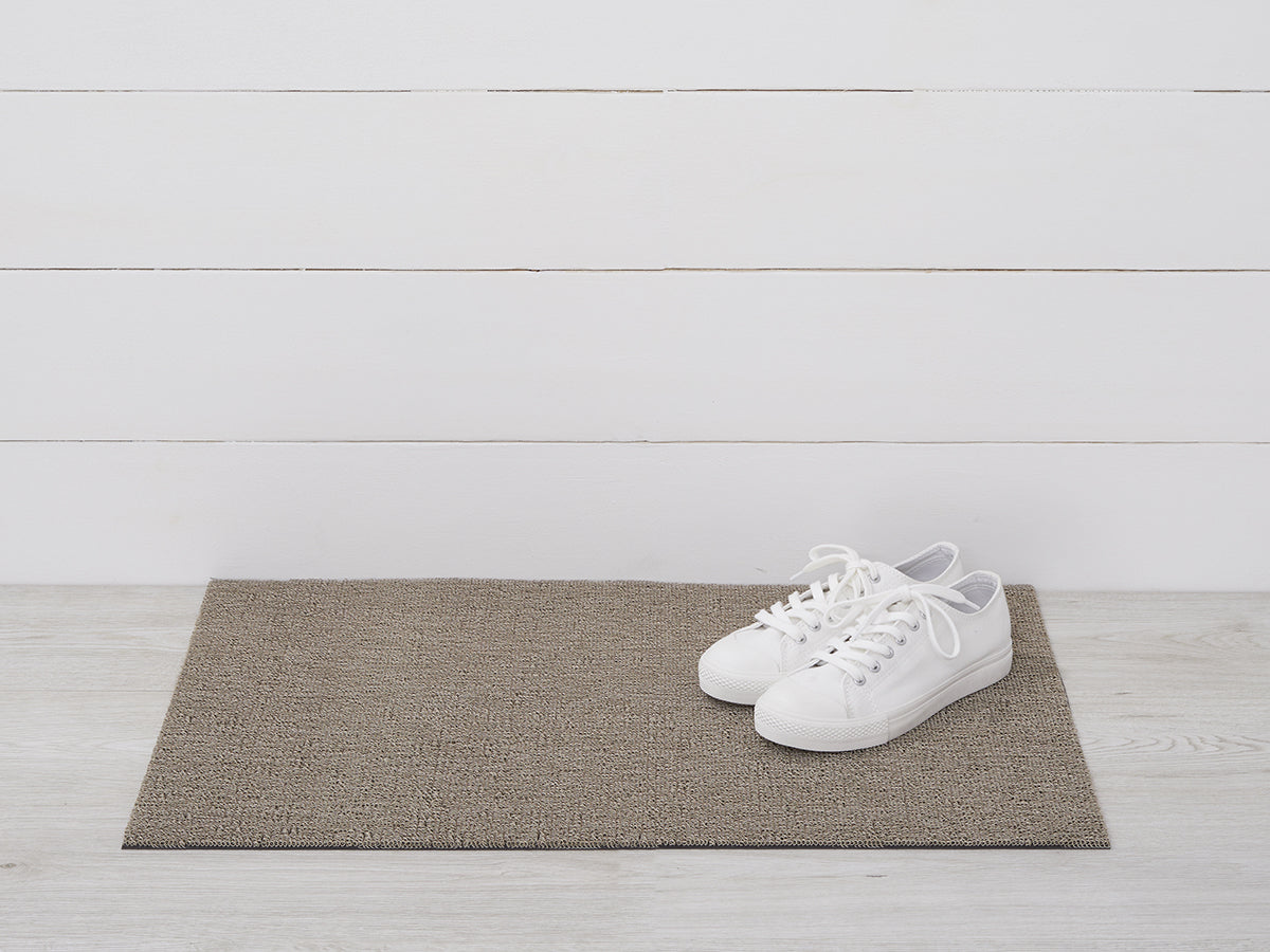 Martha Stewart x Chilewich Heathered Shag Floor Mats (Flax
