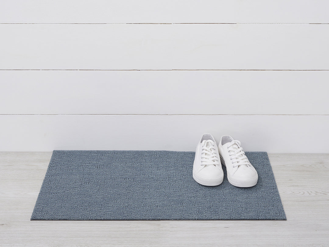 Martha Stewart x Chilewich Heathered Shag Floor Mats (Sea)