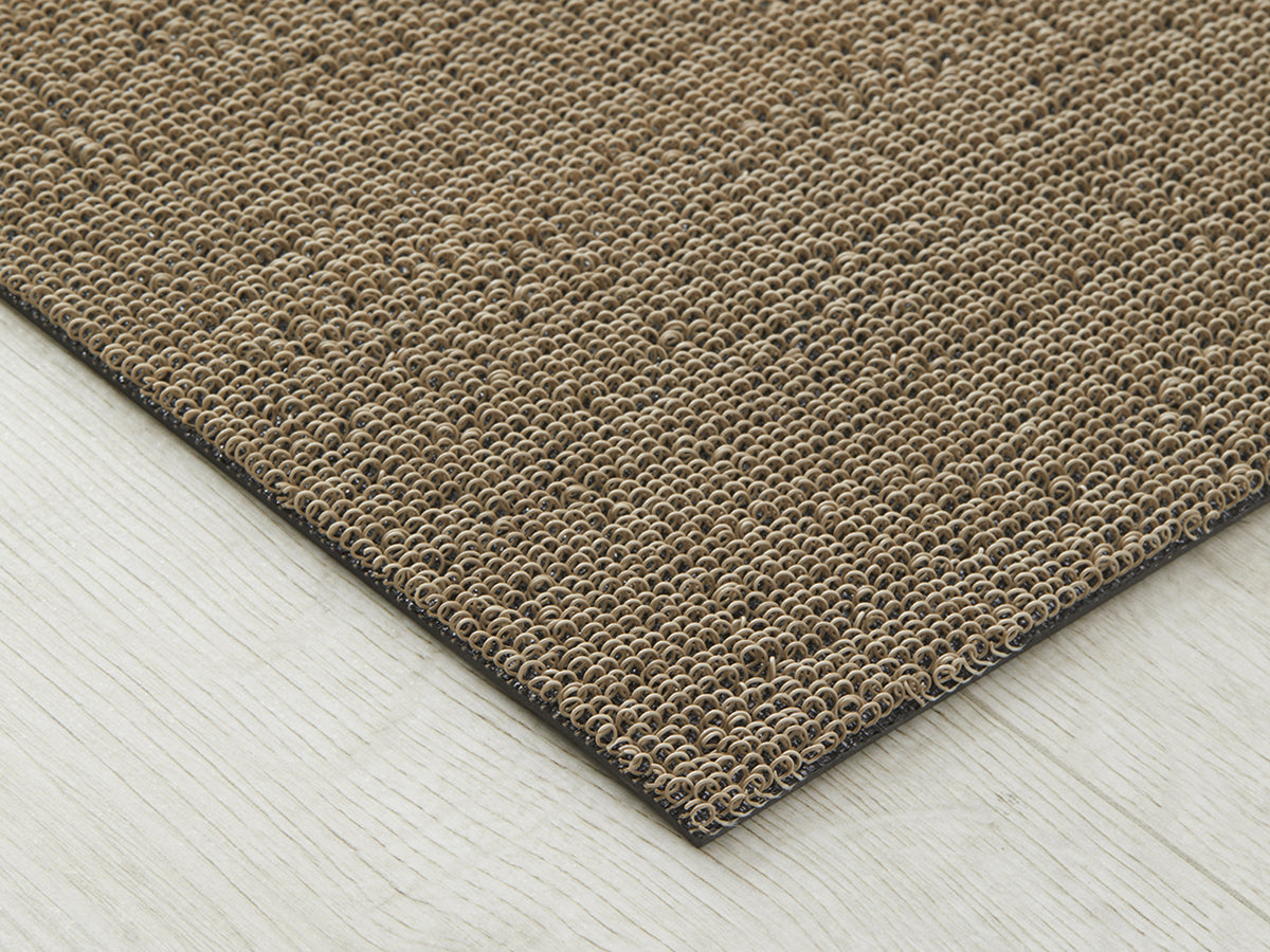 Martha Stewart x Chilewich Heathered Shag Floor Mats (Flax