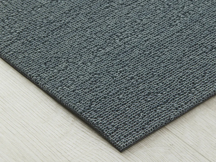 Martha Stewart x Chilewich Heathered Shag Floor Mats (Sea)