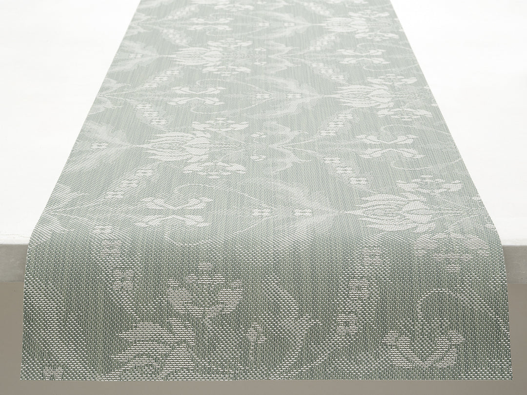 Martha Stewart x Chilewich Damask Table Runner (Abalone)