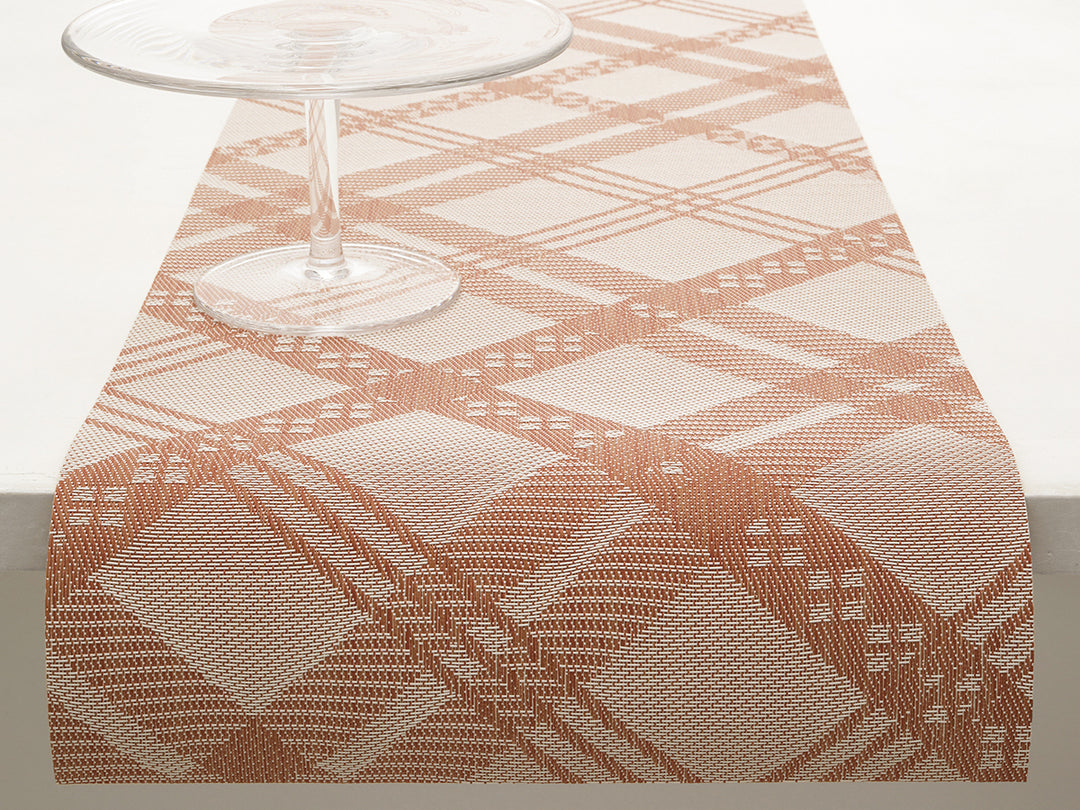 Martha Stewart x Chilewich Ribbons Table Runner (Burnt Coral)