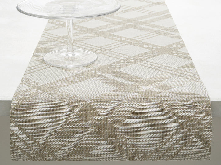 Martha Stewart x Chilewich Ribbons Table Runner (Flax)