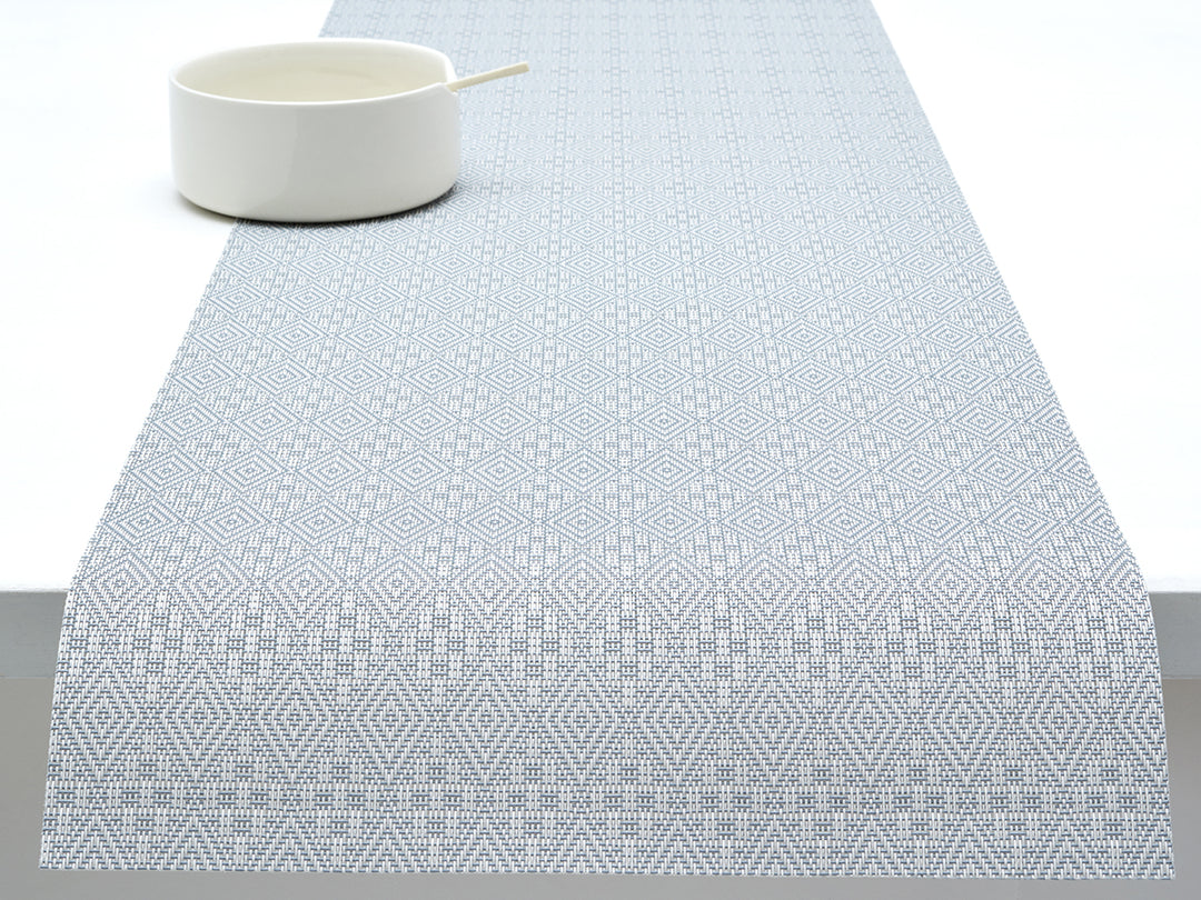 Martha Stewart x Chilewich Boxwood Table Runner (Sea)