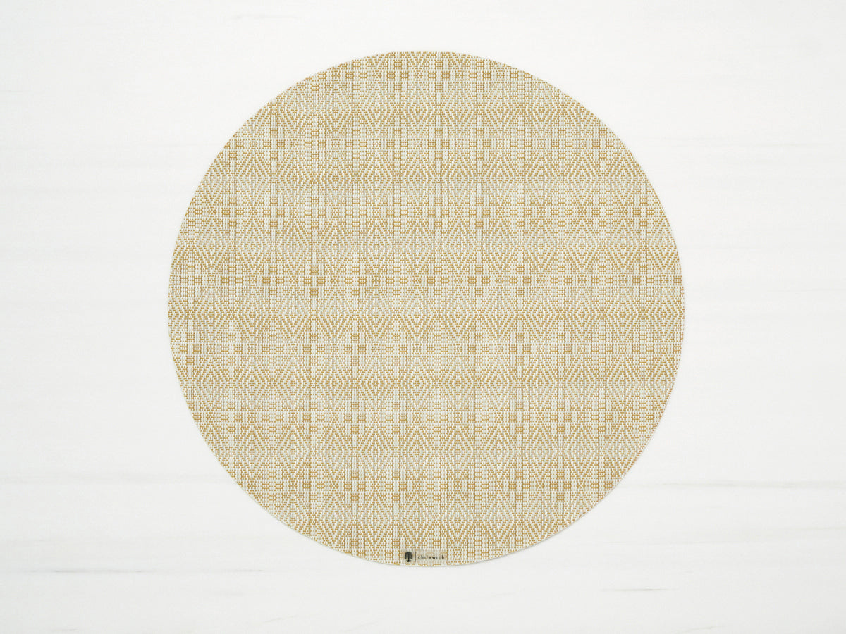 Martha Stewart x Chilewich Boxwood 15" Round Place Mats - Thumbnail 3