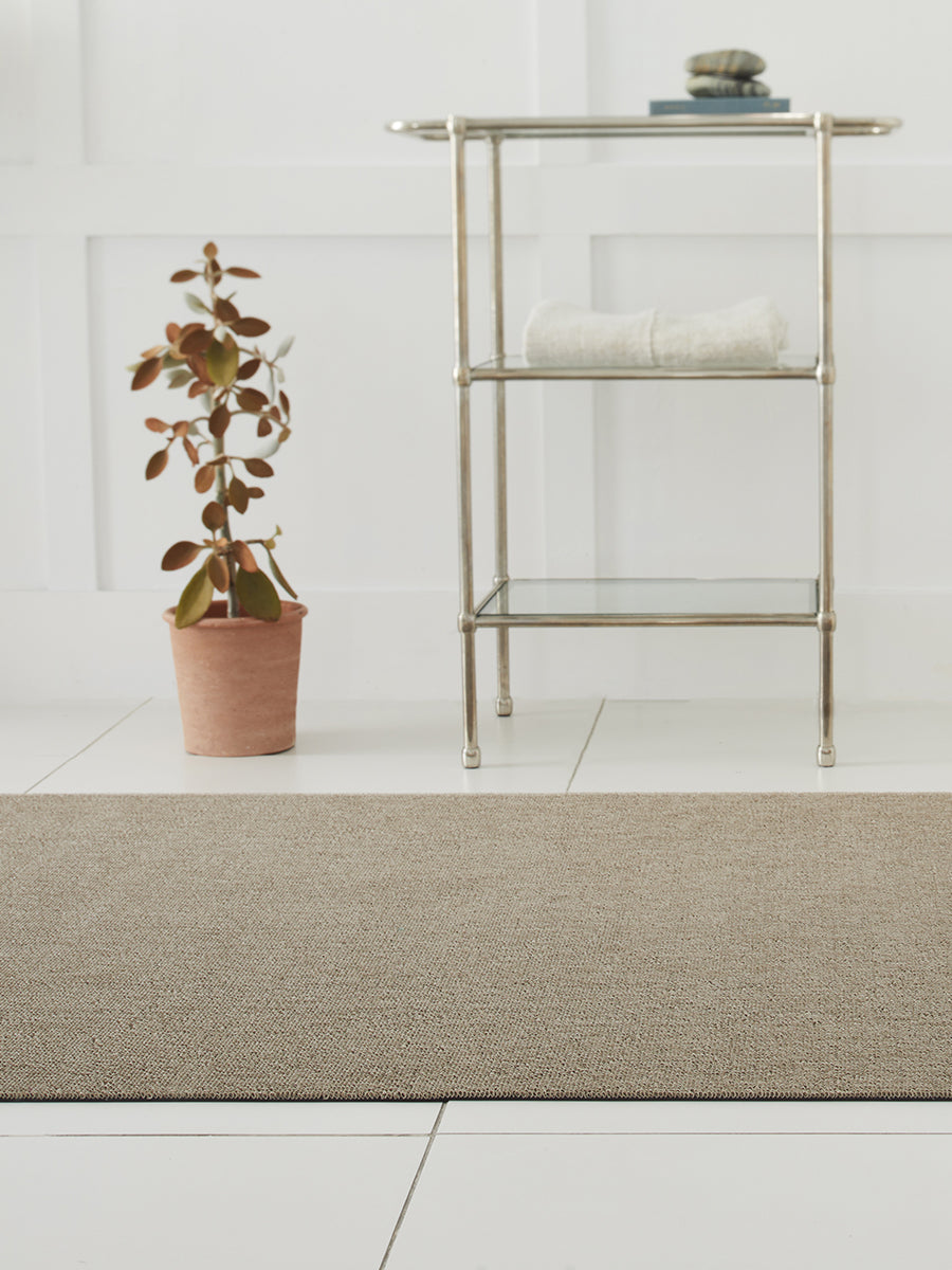 Martha Stewart x Chilewich Heathered Shag Floor Mats (Flax