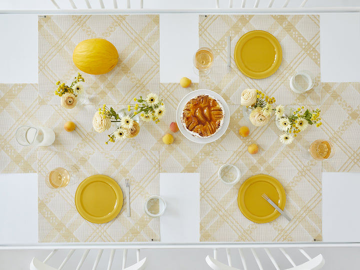 Martha Stewart x Chilewich Ribbons Table Runner (Wheat)