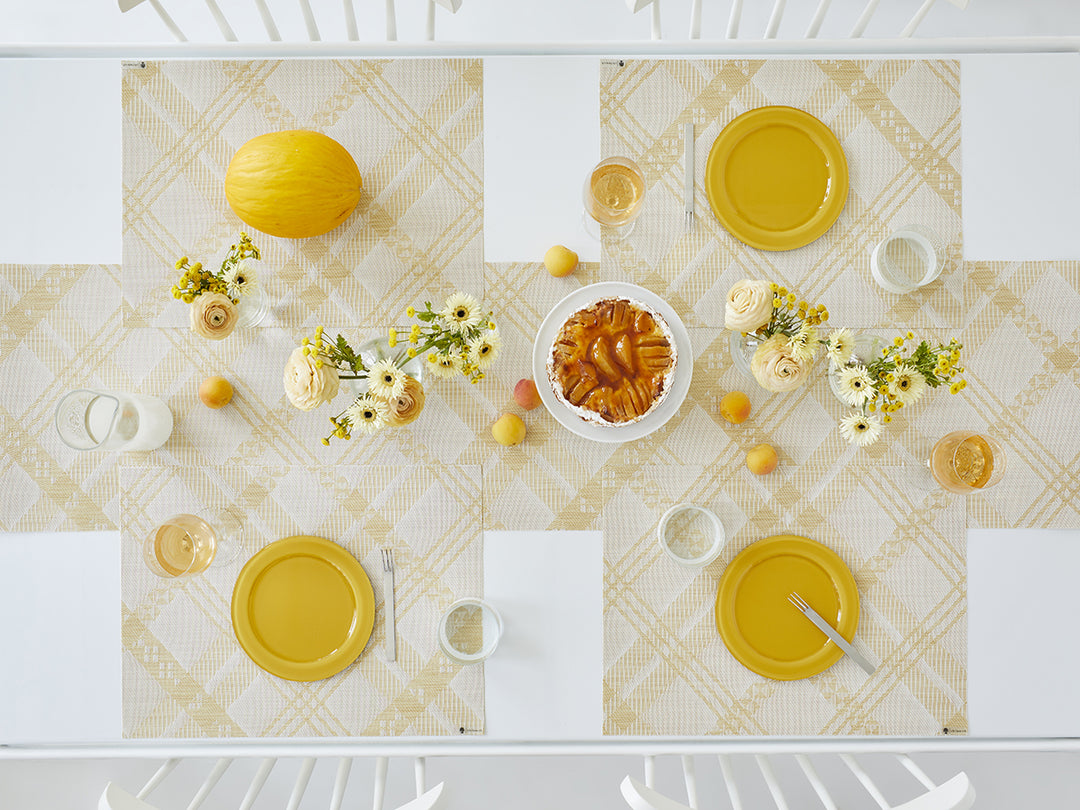 Martha Stewart x Chilewich Ribbons Table Runner (Wheat)