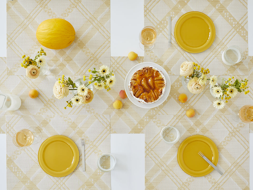 Martha Stewart x Chilewich Ribbons Table Runner (Wheat)