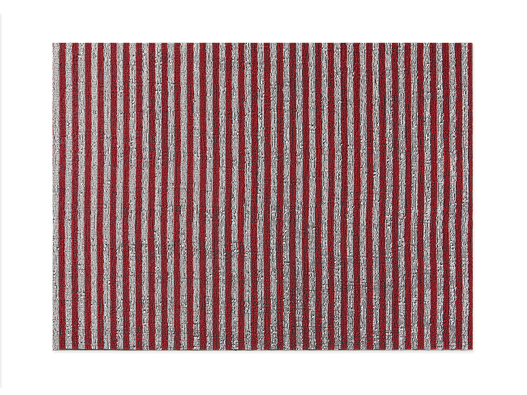 Chilewich Breton Stripe Shag Floor Mats (Candy)
