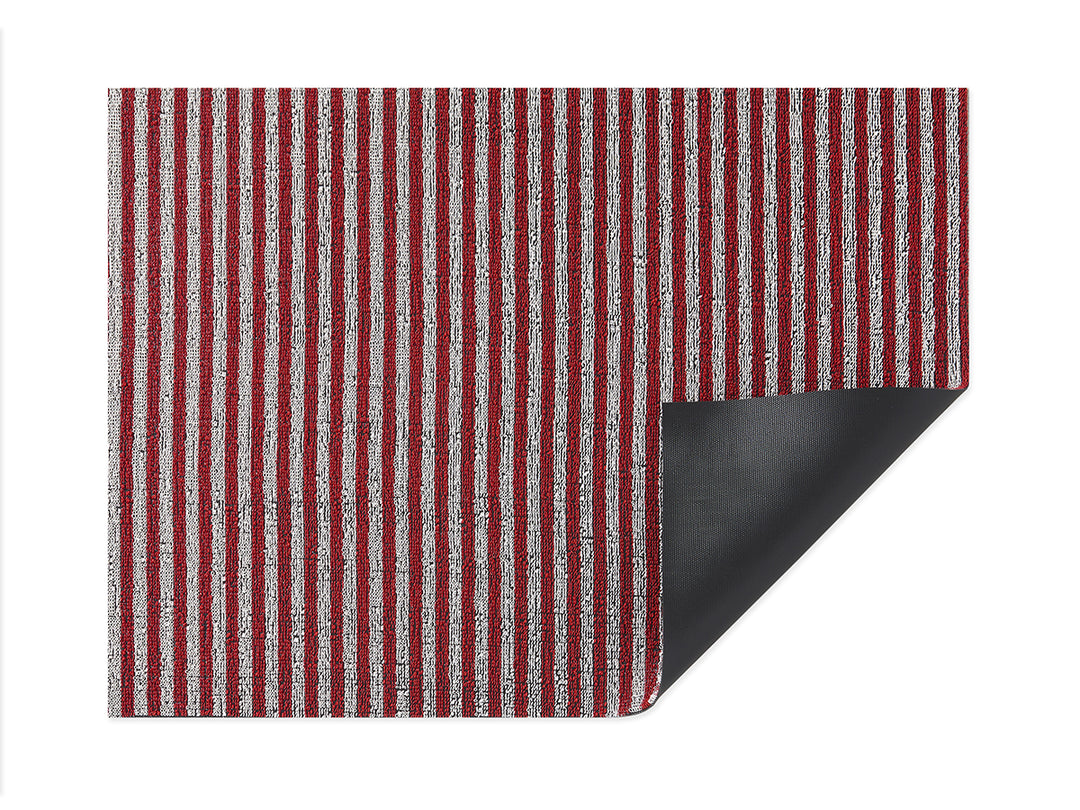 Chilewich Breton Stripe Shag Floor Mats (Candy)