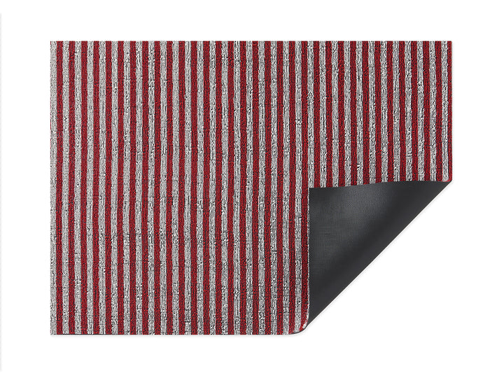 Chilewich Breton Stripe Shag Floor Mats (Candy)