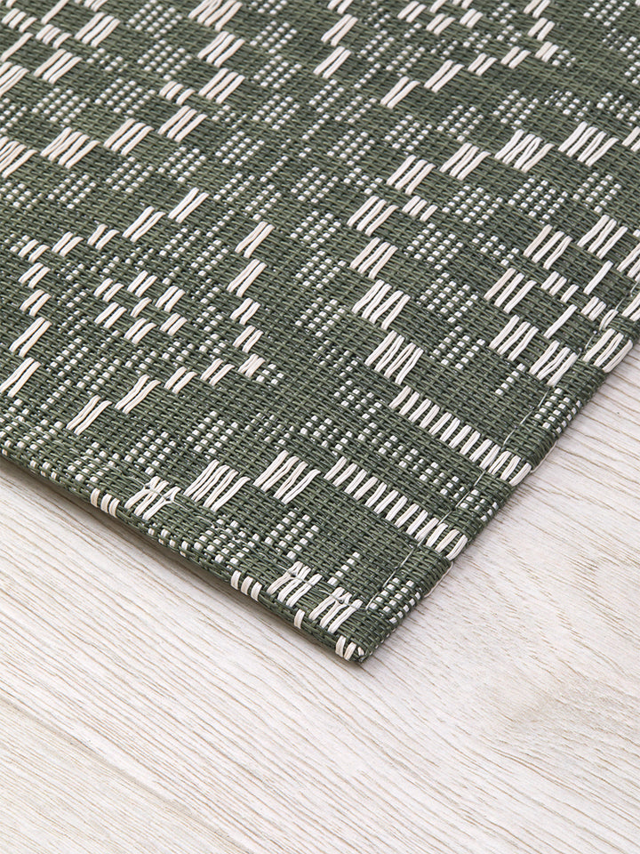 Chilewich Overshot Woven Floor Mats (Thyme)