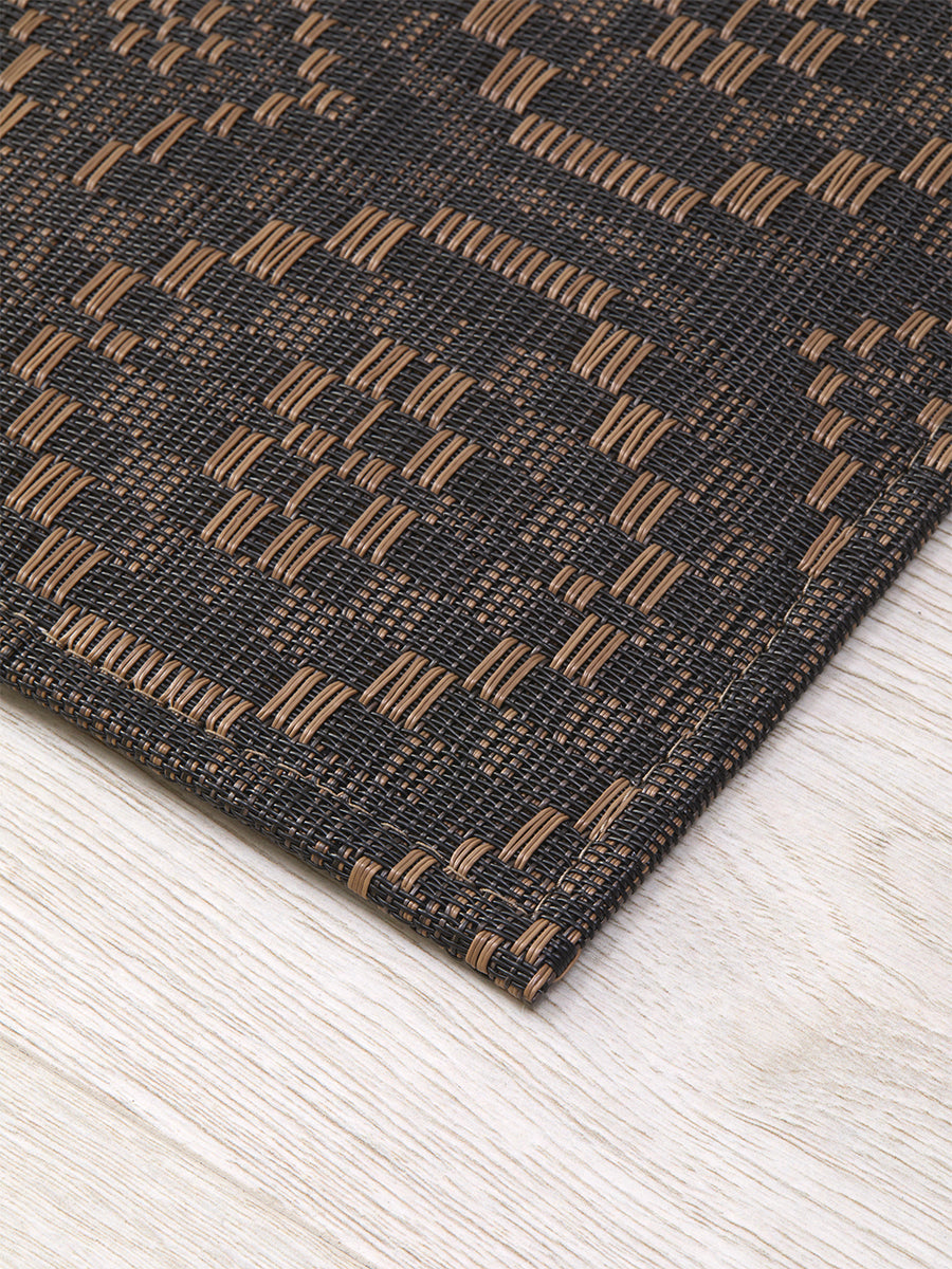 Chilewich Overshot Woven Floor Mats (Tiger Eye)
