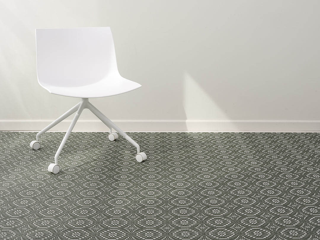 Chilewich Overshot Woven Floor Mats (Thyme)
