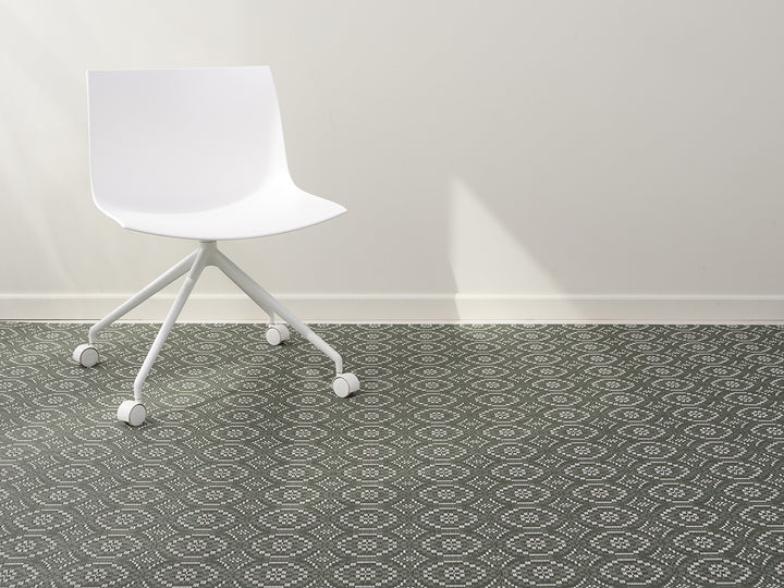 Chilewich Overshot Woven Floor Mats (Thyme)