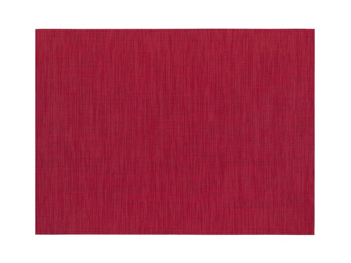 Chilewich Mini Basketweave Woven Floor Mats (Scarlet)