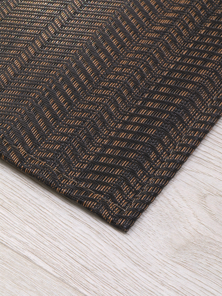 Chilewich Wave Woven Floor Mats (Tiger Eye)