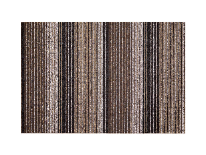 Chilewich Pleat Stripe Shag Floor Mats (Oyster)