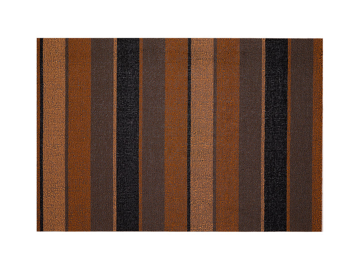 Chilewich Bolt Stripe Shag Floor Mats (Honey)