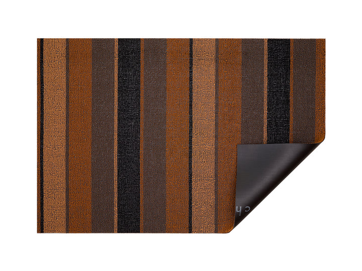 Chilewich Bolt Stripe Shag Floor Mats (Honey)