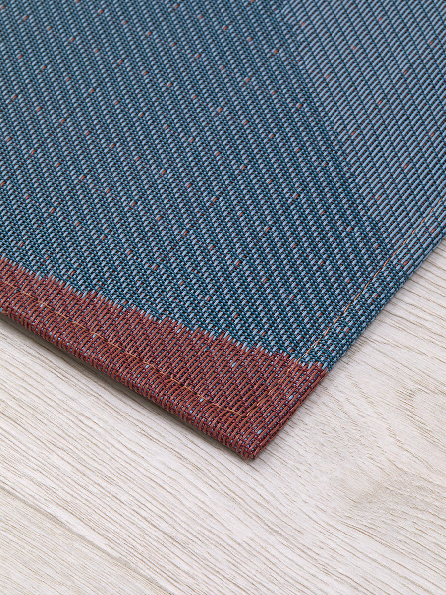 Chilewich Canopy Woven Floormat Rug (Raspberry)