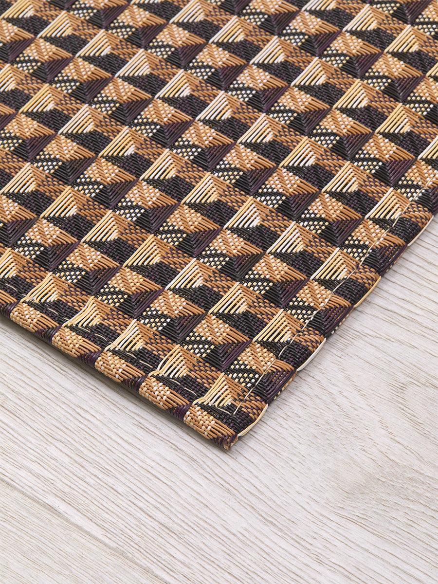 Chilewich Crane Woven Floormat Rug (Honey)