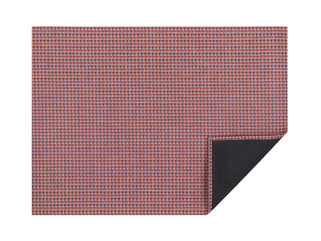Chilewich Crane Woven Floormat Rug (Raspberry)