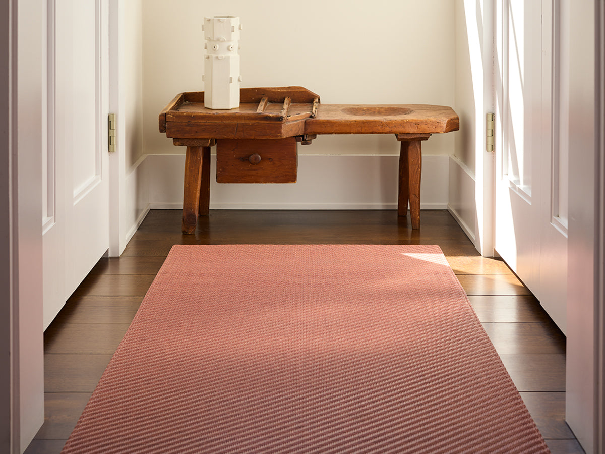 Chilewich Foxtail Woven Floormat Rug (Raspberry)