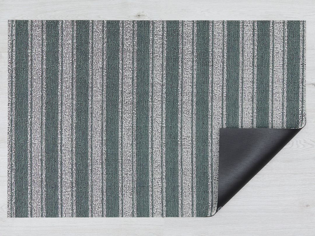 Martha Stewart x Chilewich Boardwalk Stripe Shag Floor Mats (Seaside)
