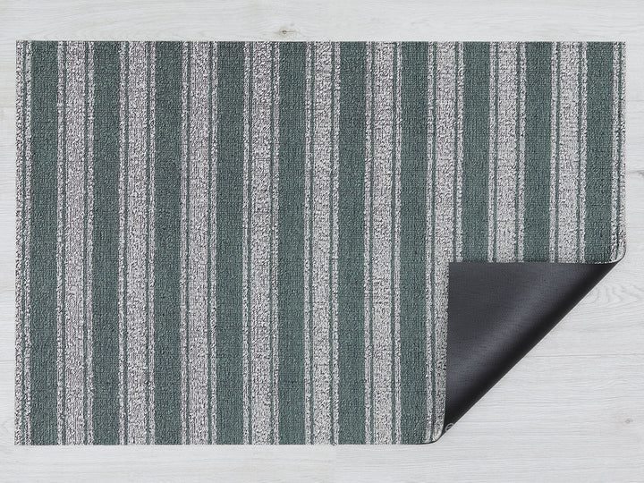 Martha Stewart x Chilewich Boardwalk Stripe Shag Floor Mats (Seaside)