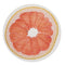 Chilewich Citrus Round Vinyl Place Mats Set/4 (Grapefruit)