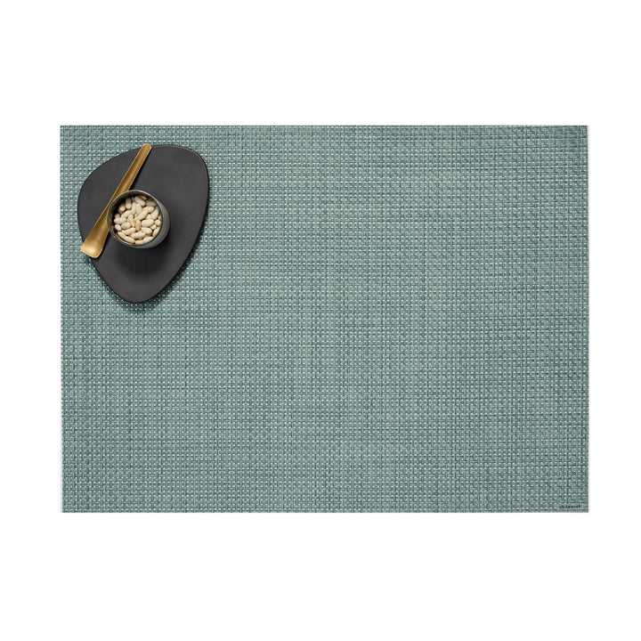 Chilewich Basketweave Rectangle Place Mats Set/4 (Celadon)