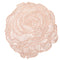 Chilewich Pressed Rose Round Place Mats Set/4 (Rose Gold)
