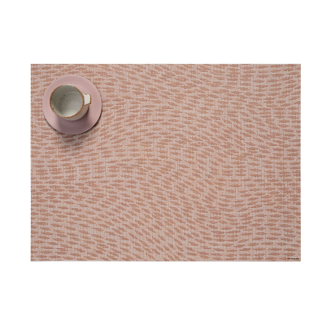 Chilewich Flutter Rectangle Place Mats Set/4 (Rosewood)