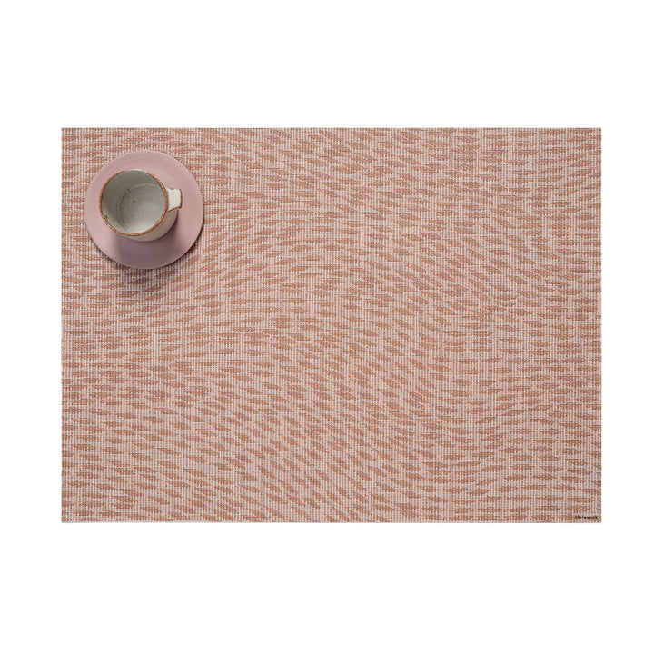 Chilewich Flutter Rectangle Place Mats Set/4 (Rosewood)